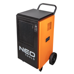 Neo Tools Осушитель воздуха промышленный, 950Вт, 250м2, 400 м3/ч, 70л/сутки, непрерывный слив, LCD дисплей, прогр.времени работы, IP22 Чернівці