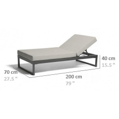 Пляжний шезлонг у стилі LOFT (NS-1409) Ужгород