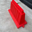 Вкладний дорожній блок пластиковий червоний 1.2 (м) Япрофі Кропивницький