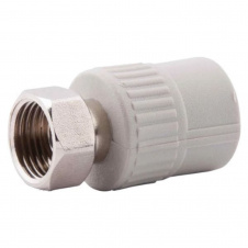 Муфта PPR ASG 20мм 1/2 РВ с НГ 1415274765