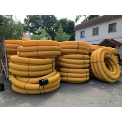 Дренажна труба в геофільтрі 100 мм у бухтах 50м Запоріжжя