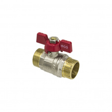 Кран шаровый ЭКО PN20 НН 3/4 EKB-222 бабочка