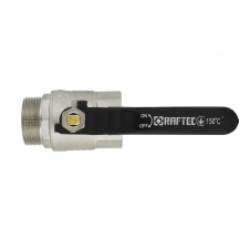 Кран шаровый Raftec BLACK PN40 НВ 1 1/4 ручка