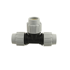 Тройник зажимной ПНД COS 50мм Славута