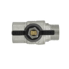 Кран шаровый Raftec BLACK PN40 НВ 1/2 бабочка Обухів