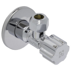 Кран угловой с керамическим запорным элементом Raftec PN10 НН 1/2x3/8 Львов