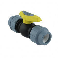 Кран шаровый ПНД SantehPlast 32x32 мм