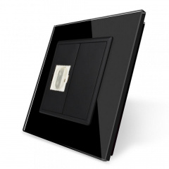 Розетка HDMI Livolo черный стекло (VL-C791HD-12) Ковель