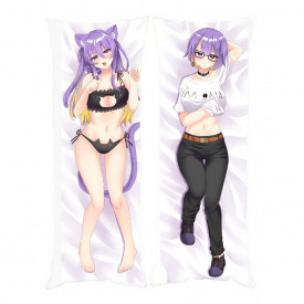 Подушка обіймашка Bioworld Дакімакура Окаю Некомата Віртуальний перегляд 150х50см (18265)