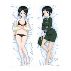 Подушка обнимашка Bioworld Дакимакура Ами Тено Девушки и танки 150х50см (18502)