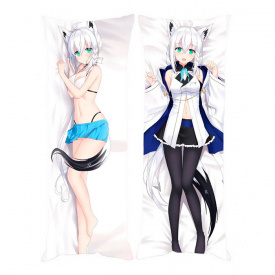 Подушка Обіймашка Bioworld Дакімакура Фубукі Ширакамі Віртуальний перегляд v2 150х50см (18281)