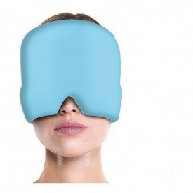 Шапка с холодным компрессом SBT group Голубая