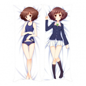 Подушка обіймашка Bioworld Дакімакура Юкарі Акіяма Дівчата та танки 150х50см (18496)