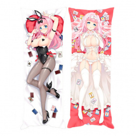 Подушка обіймашка Bioworld Дакімакура Тіка Фудзівара Пані Кагуя: У коханні як на війні v2 150х50см (18451)