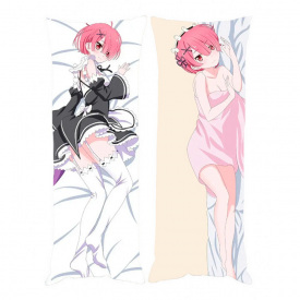 Подушка обіймашка Bioworld Дакімакура Рам Життя в альтернативному світі з нуля v6 150х50см (18665)