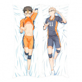 Подушка Обіймашка Bioworld Дакімакура Кей Цукісіма / Ю Нісіноя Волейбол! 150х50см (18354)