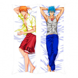 Подушка обіймашка Bioworld Дакімакура Ічіго Куросакі / Гріммджо Джагерджак Бліч 150х50см (18189)