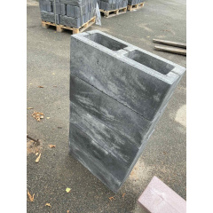 Євроблок для забору колормікс Графіт (190х190х500) Полтава