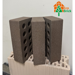 Кирпич гладкий пустотелый ECOBRICK (250х120х65) коричневый Киев