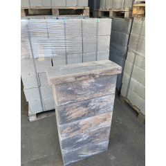 Евроблок для забора колормикс Эверест (190х190х500) Ровно