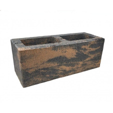 Евроблок двухцветный Сепия (190х190х500)