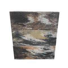 Евроблоки трехцветные (190х190х500) Виноградов