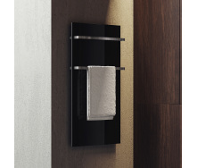 Полотенцесушитель электрический ONYX s2L 900x470 mm Черный матовий