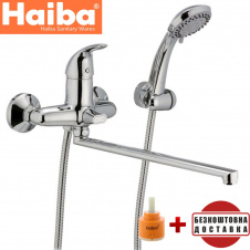 Змішувач для ванни довгий ніс HAIBA VIOLET EURO (Chr-006)