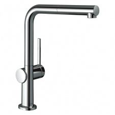 Hansgrohe TALIS M54 смеситель для кухни, однорычажный, 270, с выдвижным изливом, 1jet, хром
