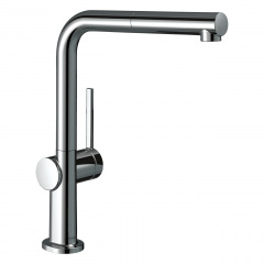 Hansgrohe TALIS M54 смеситель для кухни, однорычажный, 270, с выдвижным изливом, 1jet, хром Нова Прага