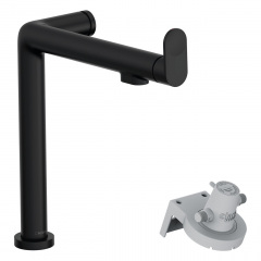 Hansgrohe AQITTURA M91 смеситель для кухни, 240, 1jet, черный матовый Хмельницький