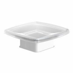 TEO мильниця матове скло з м`яким кільцем Вараш