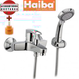 Змішувач для ванни короткий ніс HAIBA XIDE EURO (Chr-009)