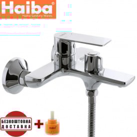 Змішувач для ванни короткий ніс HAIBA ALEX EURO (Chr-009)