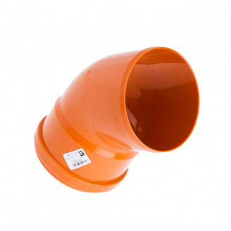 Колено канализационное ПВХ PipeLife SN4 160 мм 87°