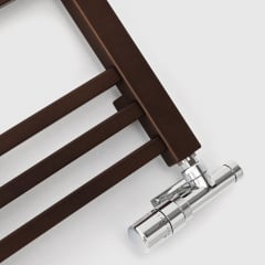Полотенцесушитель водяной Terma BONE 760х500 Black mat Каменское