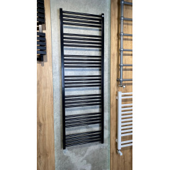 Полотенцесушитель водяной Terma Fiona 900x430 Black mat Петрово