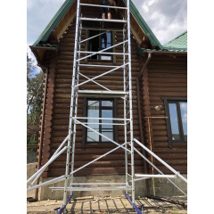 Вишка-тура алюмінієва ВТ6 базовий комплект з двома надбудовами Стандарт Прилуки