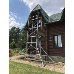 Вышка-тура алюминиевая ВТ10 базовый комплект с двумя надстройками Стандарт Балаклея