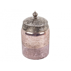 Банка с крышкой Lefard Тайны Востока 17х10 см Розовый (AL186535)
