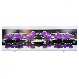 Экран под ванну The MIX Малыш Pink Orchid 130 см Белый