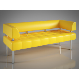 Диван Тонус Sentenzo 1600x600x700 желтый