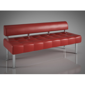 Диван Тонус без подлокотников Sentenzo 1600x600x700 Красный