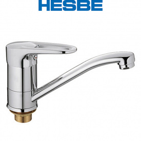 Змішувач для кухні ялинка на гайці HESBE OPUS (Chr-555) 25см