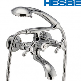 Смеситель для ванны короткий нос HESBE DOMINOX (Chr-142)