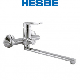 Смеситель для ванны длинный нос HESBE ADEL EURO (Chr-006)