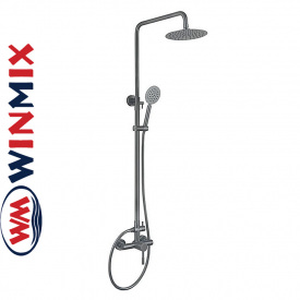 Душова колона Winmix SUS-003-J GRAPHITE з нерж. сталі SUS304