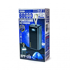 Универсальная батарея Remax 60000 mAh Black (1293059112) Тернополь