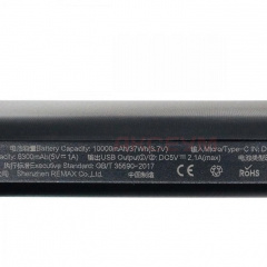 Внешний аккумулятор Power Bank Remax RPP-96 2xUSB Type-C 10000 mAh Black (3_02475) Черкассы