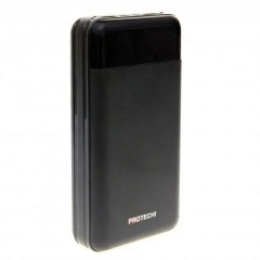 Зовнішній акумулятор Power Bank ProTech B-06 LCD LED Ліхтарик 30000 mAh Black (3_02405) Петрове
